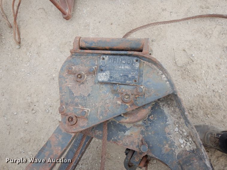 image for item GQ9835 Johnson 335-58 clamshell bucket