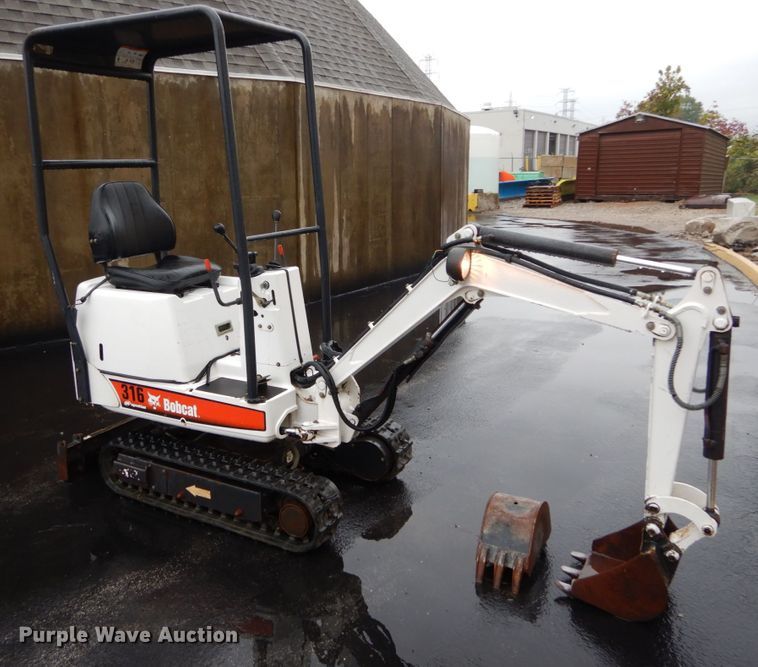 image for item GR9965 2003 Bobcat 316  mini excavator