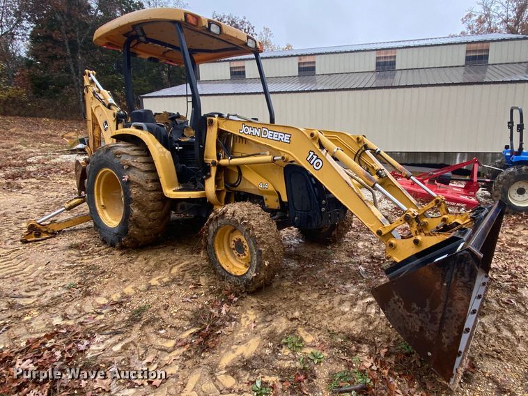 image for item HA9665 John Deere 110  backhoe