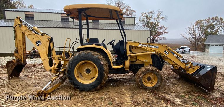 image for item HA9665 John Deere 110  backhoe