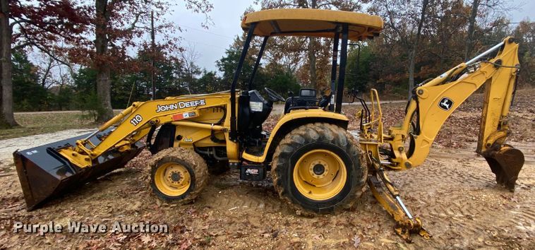 image for item HA9665 John Deere 110  backhoe