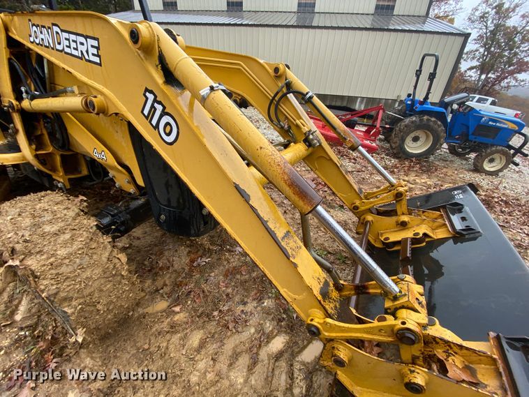 image for item HA9665 John Deere 110  backhoe