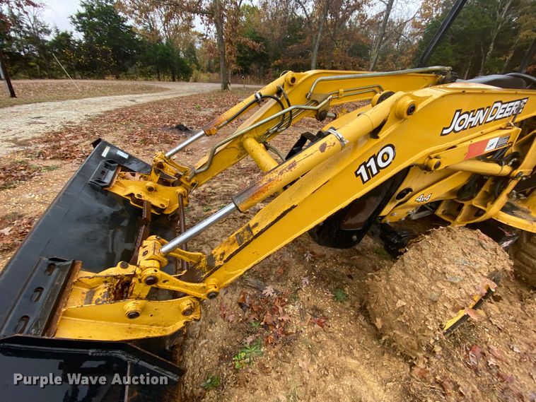 image for item HA9665 John Deere 110  backhoe