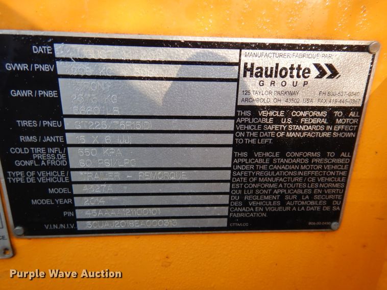 image for item HA9853 2014 Haulotte 4527A  boom lift
