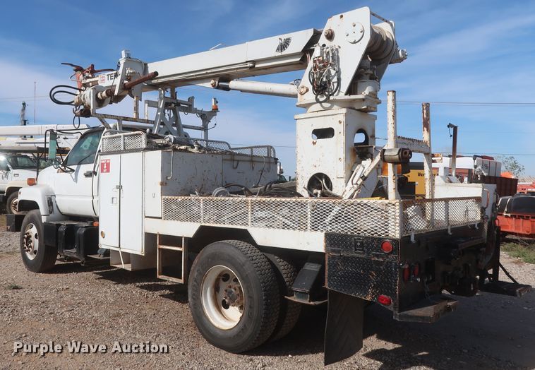 image for item HJ9308 1998 Chevrolet C7500  digger derrick truck