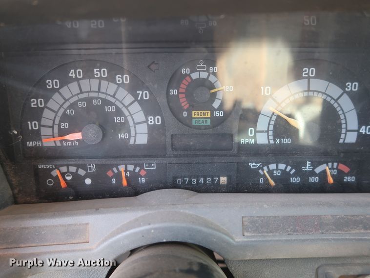 image for item HJ9308 1998 Chevrolet C7500  digger derrick truck