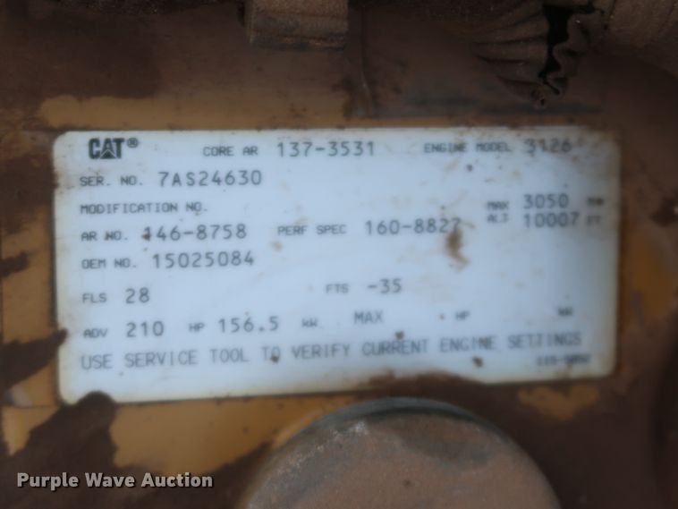 image for item HJ9308 1998 Chevrolet C7500  digger derrick truck