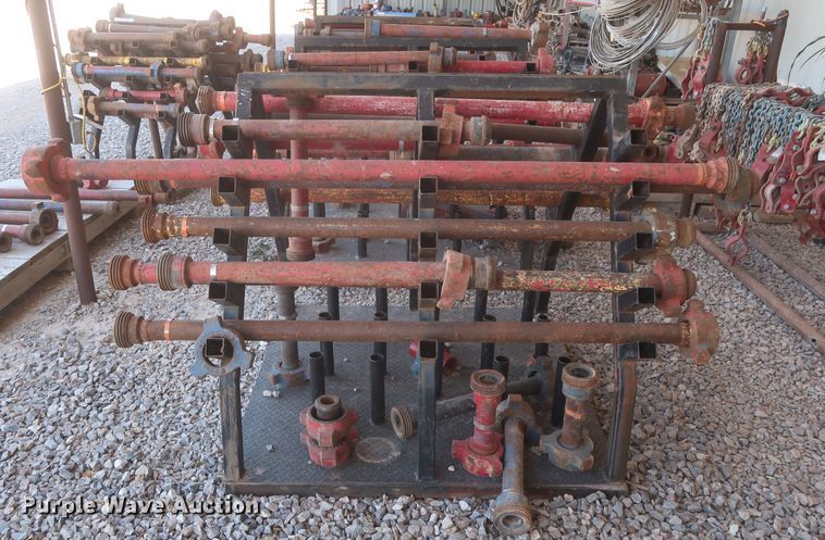 image for item HK9563 (75) 2" diameter flow iron pipes