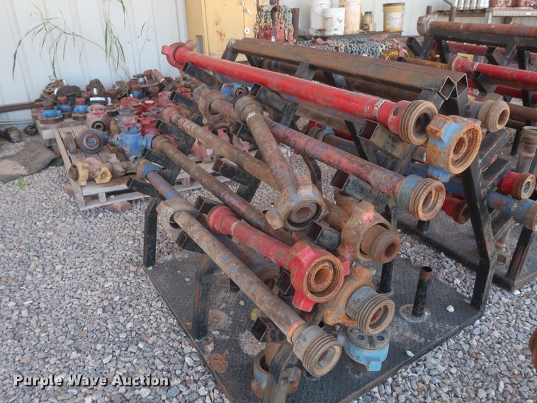 image for item HK9563 (75) 2" diameter flow iron pipes