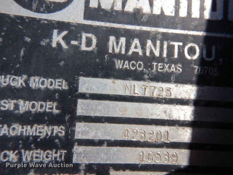 image for item HN9394 1994 Manitou MLT725  telehandler