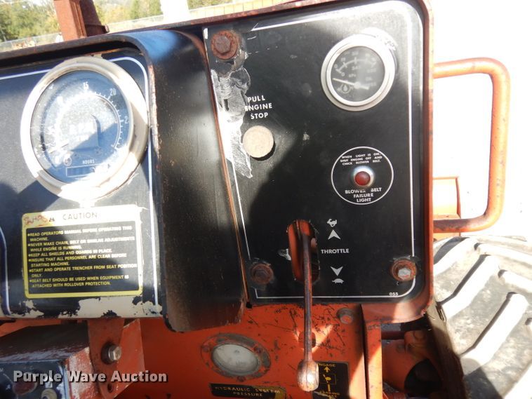 image for item HN9419 1982 Ditch Witch 6510  rock saw