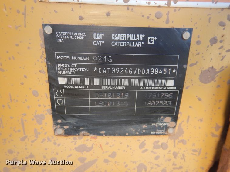 image for item HO9247 2003 Caterpillar 924G  High Lift wheel loader