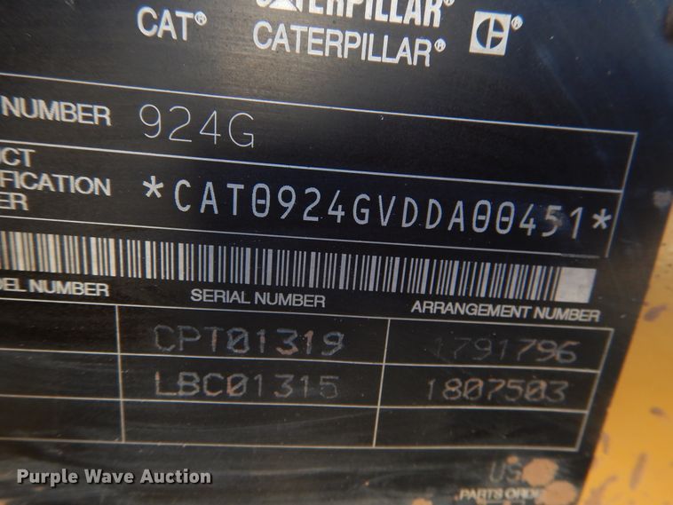 image for item HO9247 2003 Caterpillar 924G  High Lift wheel loader