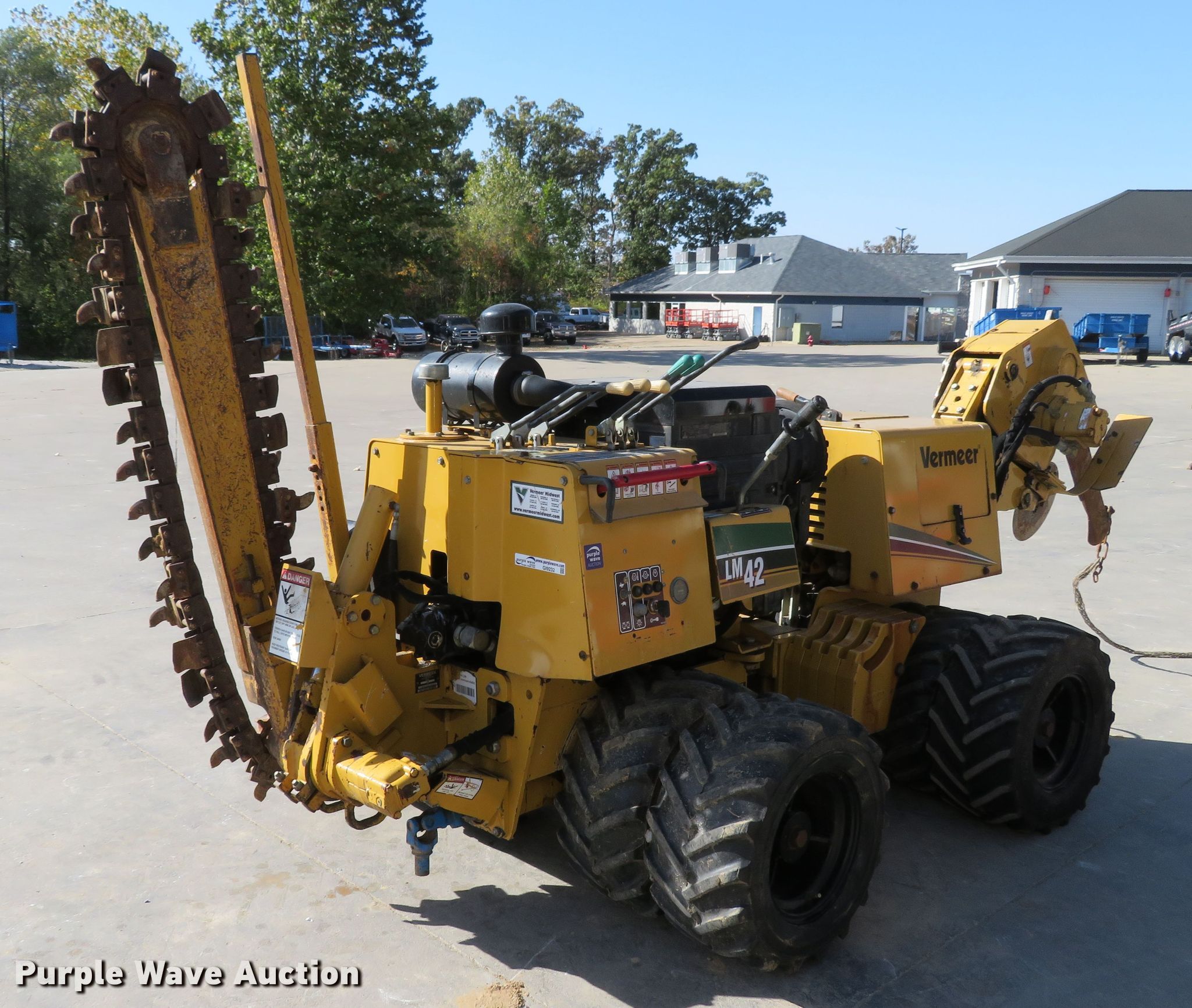 2014 Vermeer LM42 cable plow in St. Peters, MO Item GI9232 sold