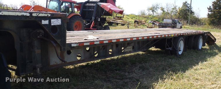 image for item DC2941 1985 Transcraft DTL22-45 drop deck equipment trailer