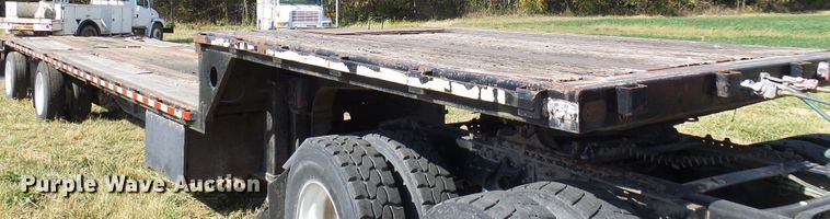 image for item DC2941 1985 Transcraft DTL22-45 drop deck equipment trailer