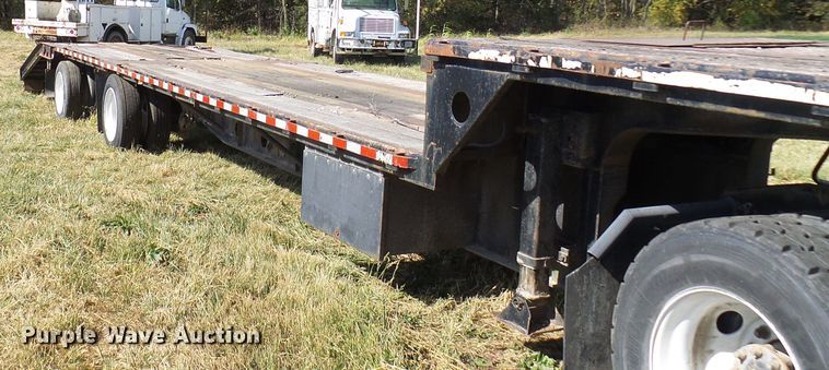 image for item DC2941 1985 Transcraft DTL22-45 drop deck equipment trailer