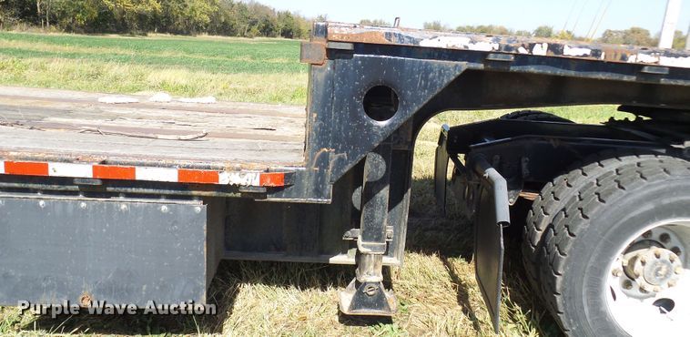 image for item DC2941 1985 Transcraft DTL22-45 drop deck equipment trailer