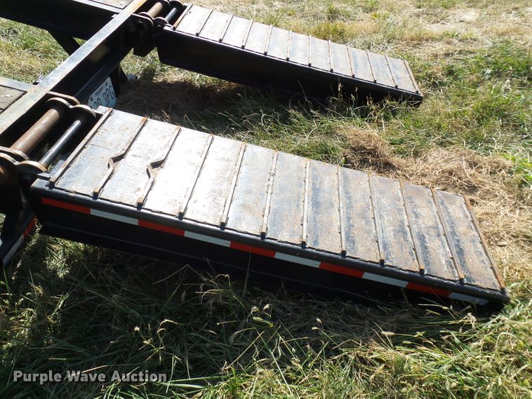 image for item DC2941 1985 Transcraft DTL22-45 drop deck equipment trailer