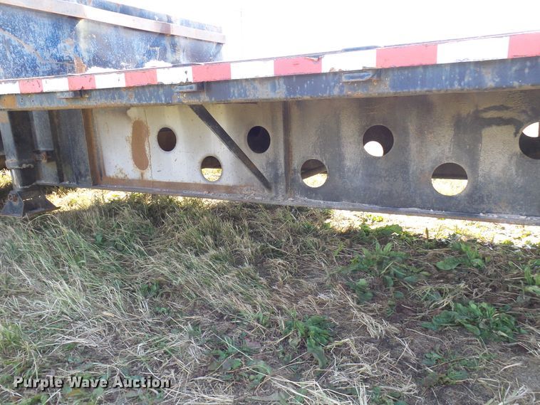 image for item DC2941 1985 Transcraft DTL22-45 drop deck equipment trailer