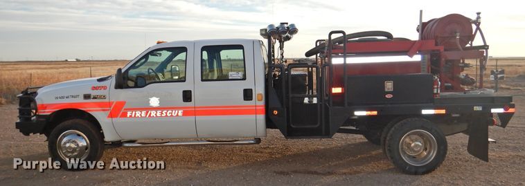 image for item DG1492 2004 Ford F450 Super Duty  brush fire truck