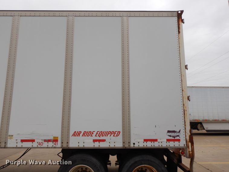 image for item DH3280 1999 Wabash DVCVHPA dry van trailer