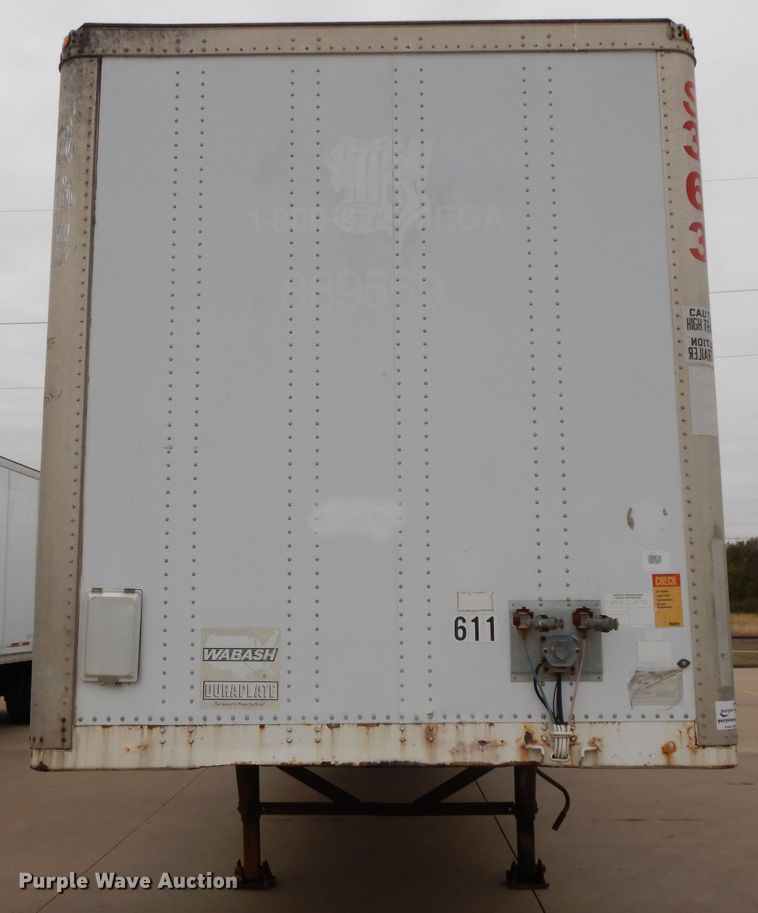 image for item DH3281 1999 Wabash dry van trailer