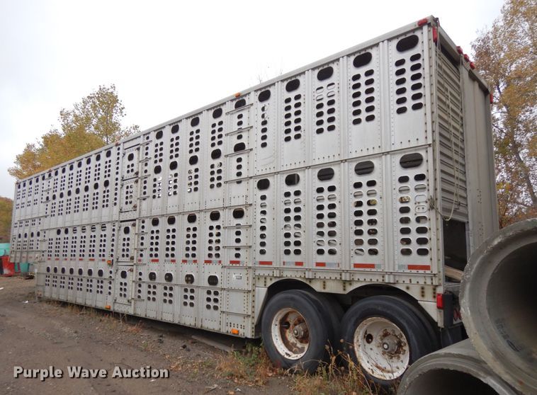 image for item DH6728 1990 Wilson PSDCL-308 livestock trailer