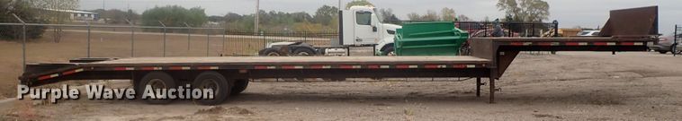 image for item DI7265 2005 Trailmaster drop deck equipment trailer