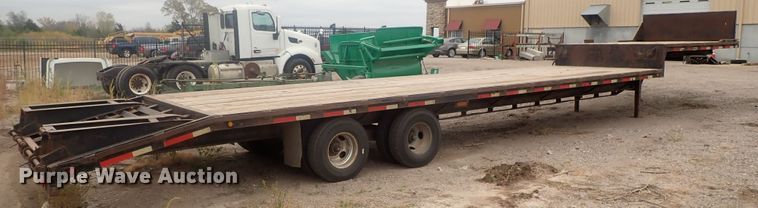 image for item DI7265 2005 Trailmaster drop deck equipment trailer
