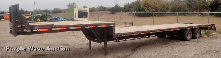 image for item DI7265 2005 Trailmaster drop deck equipment trailer