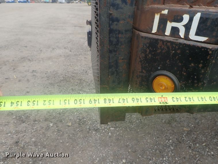 image for item DI7265 2005 Trailmaster drop deck equipment trailer