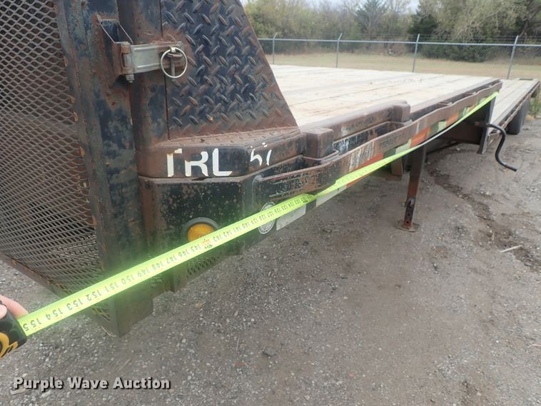 image for item DI7265 2005 Trailmaster drop deck equipment trailer