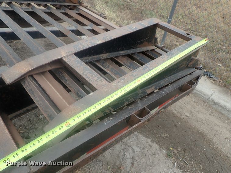 image for item DI7265 2005 Trailmaster drop deck equipment trailer