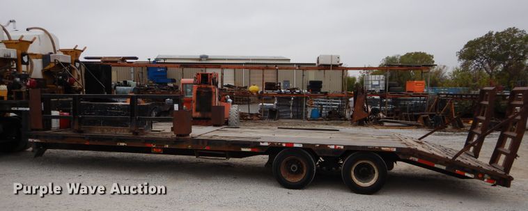 image for item DI8341 2000 Neville Built drop deck equipment trailer