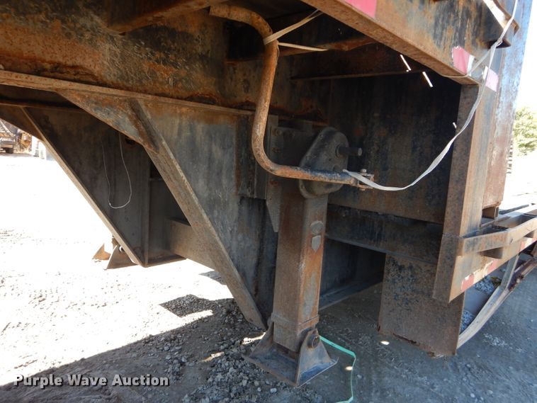 image for item DI8343 2000 Neville Built drop deck equipment trailer