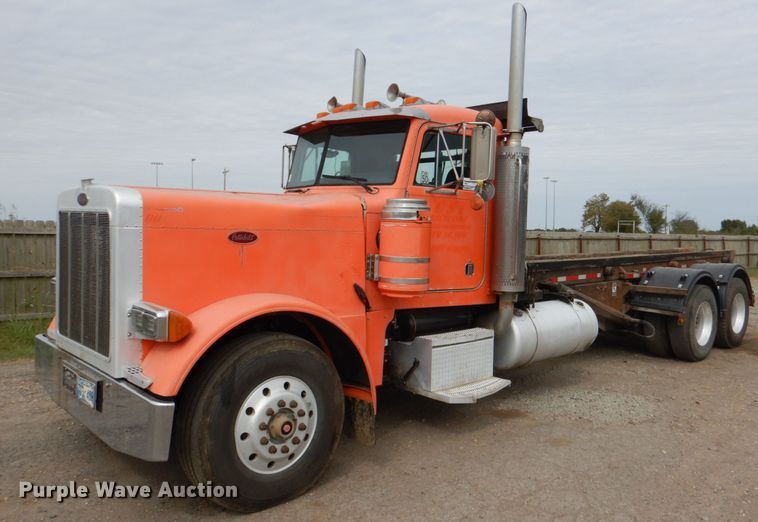 image for item DJ0253 2001 Peterbilt 379  roll off container truck
