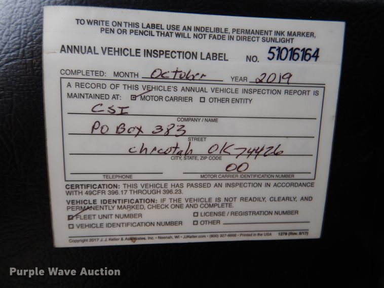 image for item DJ0253 2001 Peterbilt 379  roll off container truck