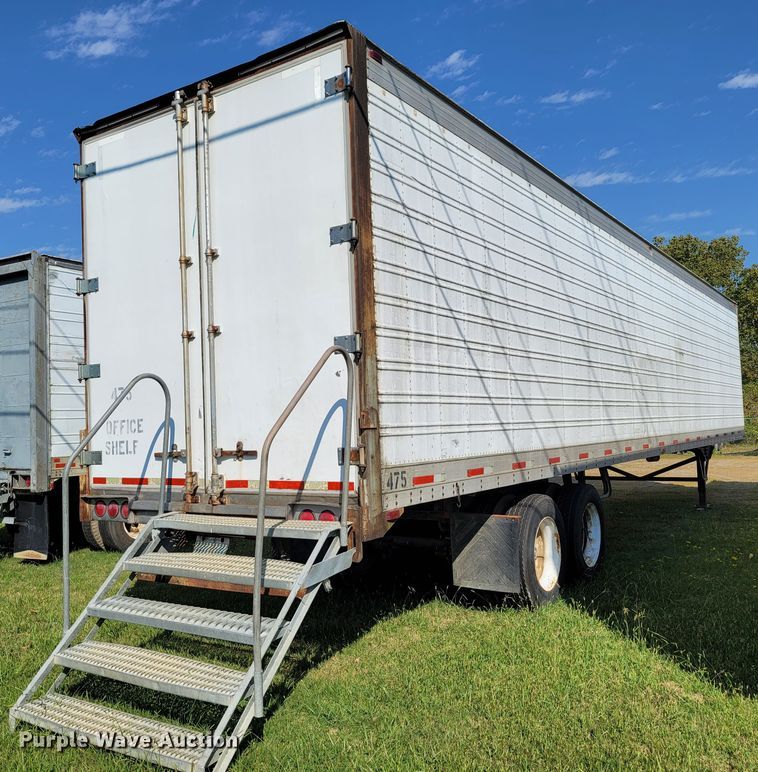 image for item ET9011 1989 American Trailers Inc A255 dry van trailer