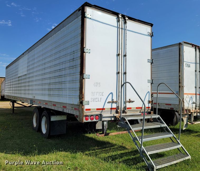 image for item ET9011 1989 American Trailers Inc A255 dry van trailer