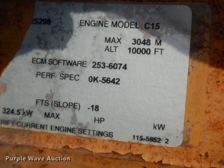 image for item FR9237 Caterpillar C15 Acert six cylinder diesel engine