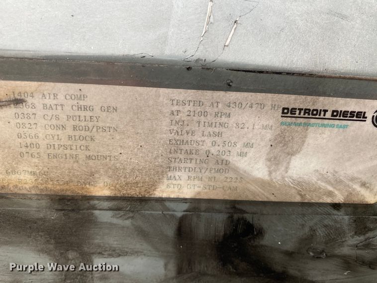 image for item HA9663 2012 Freightliner Columbia  glider kit semi truck