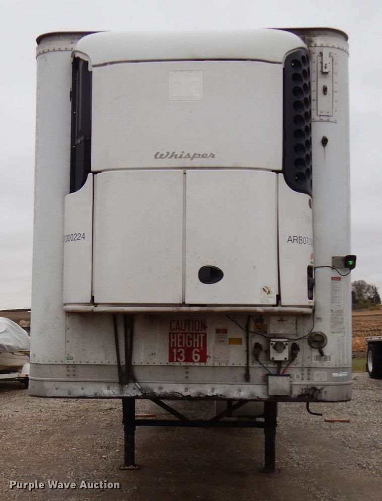 image for item HD9110 2008 Wabash refrigerated dry van trailer