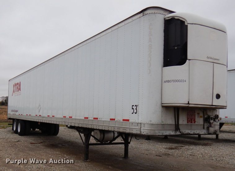 image for item HD9110 2008 Wabash refrigerated dry van trailer