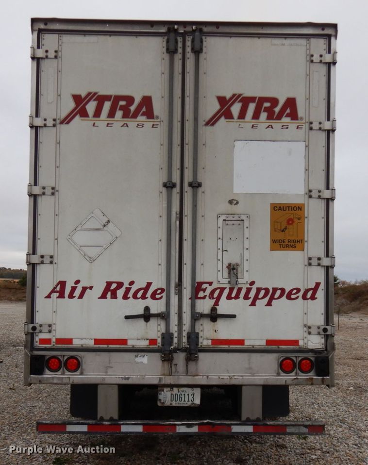 image for item HD9110 2008 Wabash refrigerated dry van trailer