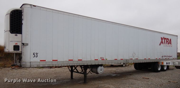image for item HD9110 2008 Wabash refrigerated dry van trailer