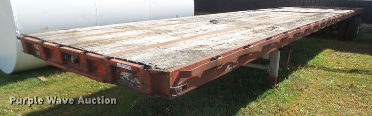 image for item HF9696 1985 Trailmobile F71T-6CAJ flatbed trailer