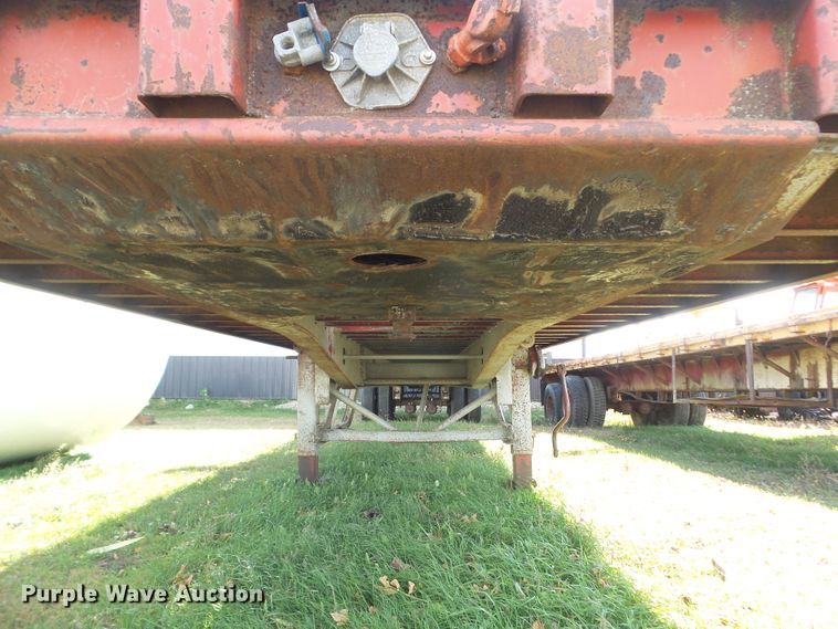 image for item HF9696 1985 Trailmobile F71T-6CAJ flatbed trailer
