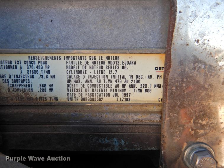 image for item HU9622 1998 Peterbilt 379  semi truck