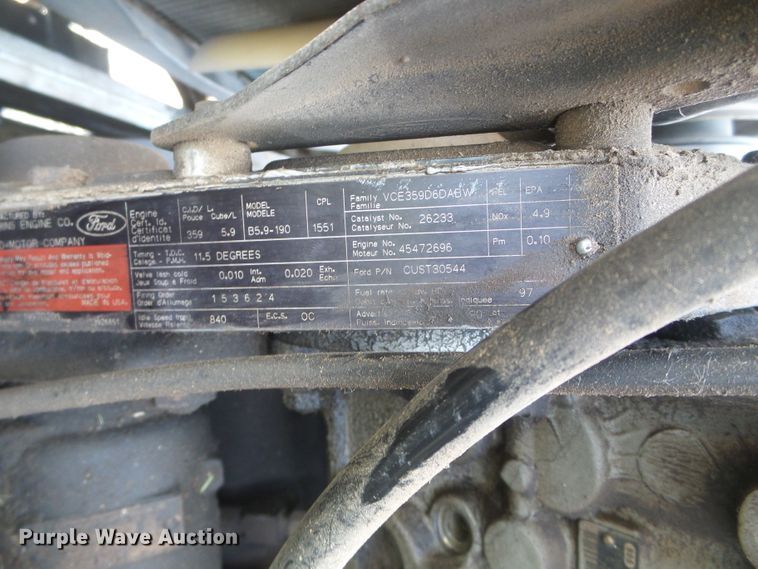 image for item DD0260 1997 Ford Blue Bird  school bus